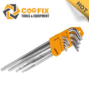 9pcs βασικό σύνολο κλειδιών Torx